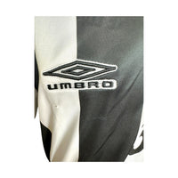 Etichetta Umbro Ind. e Com. Ltda Indústria Brasileira taglia XL SG – maglia Santos 2002 originale