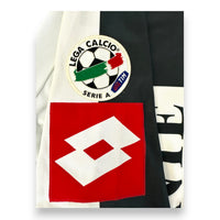 Dettaglio patch Lega Calcio Serie A e logo Lotto su maglia Siena Player Issued 2004-05