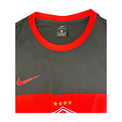Girocollo rosso, etichetta Nike Dri-FIT taglia XL e stemma con quattro stelle – maglia Spartak Mosca 2016/17