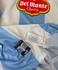 Etichetta interna maglia SS Lazio 1999-2000 Puma Official Merchandise – Made in Hungary – patch celebrativa biancoceleste
