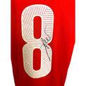Dettaglio autografo originale Gökhan Inler maglia Svizzera Mondiale 2010 sul numero 8 – COA Associazione Autografia incluso