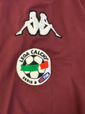 Patch Lega Calcio Serie B TIM e logo Kappa su maglia Torino Home 2009-10