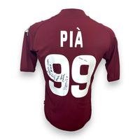 Retro maglia Torino Home 2009-10 nameset PIÀ numero 99 con autografo e dedica personale