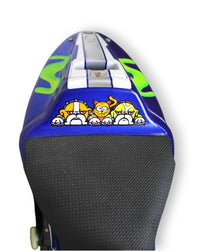 Codone Yamaha YZR-M1 con iconici cagnolini Valentino Rossi numero 46 – dettaglio collezione DeAgostini scala 1:4