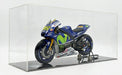 Moto Yamaha YZR-M1 MotoGP 2016 scala 1:4 autografata Valentino Rossi – DeAgostini Movistar – teca acrilica personalizzata inclusa
