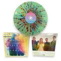 Vinile Talking Dreams di Echosmith autografato dalla band con disco splatter verde menta, copertina e retro