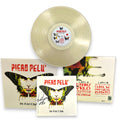 Vinile In Faccia di Piero Pelù in vinile trasparente con copertina, retro e inserto autografato