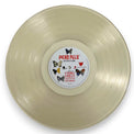 Vinile trasparente lato A In Faccia Piero Pelù con etichetta Sony Music Legacy