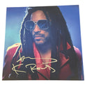 Art print fotografica di Mark Seliger autografata da Lenny Kravitz a pennarello argento