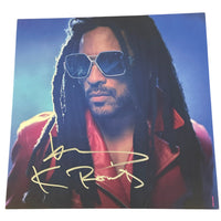 Art print fotografica di Mark Seliger autografata da Lenny Kravitz a pennarello argento