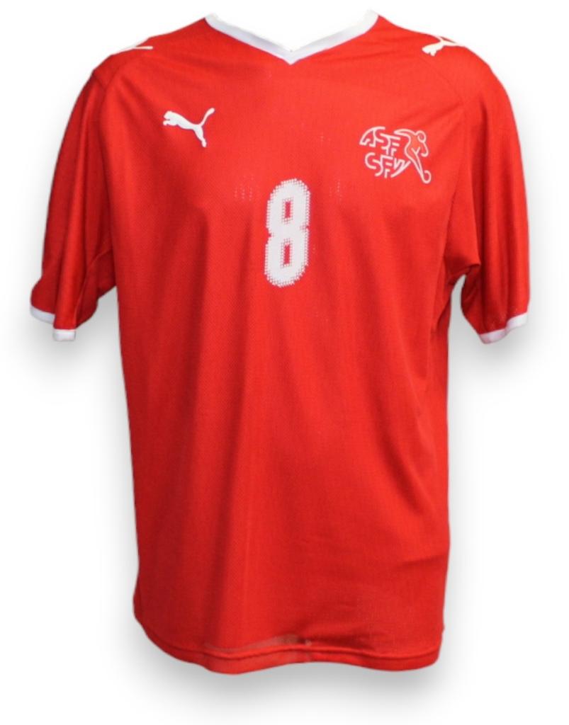 Maglia Svizzera Gokhan Inler 2008 Home versione Store
