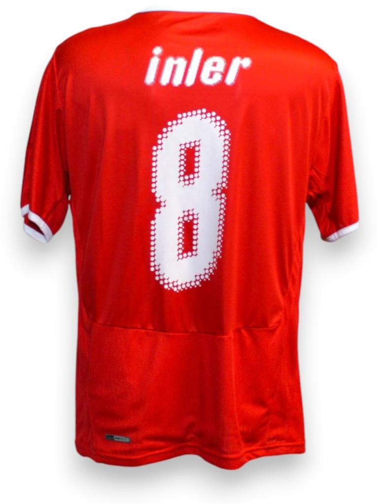 Maglia Svizzera Gokhan Inler 2008 Home versione Store