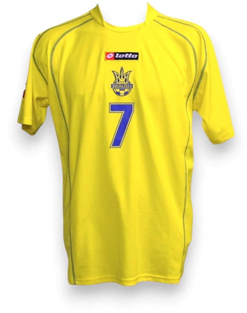 Maglia Ucraina Andrij Shevchenko 2006 Home Player Issued