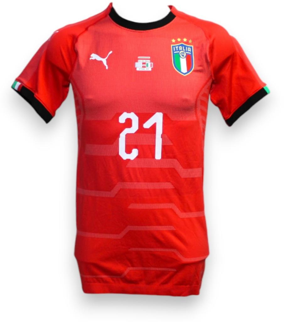 Maglia Italia Gianluigi Donnarumma Player Issued Away portiere