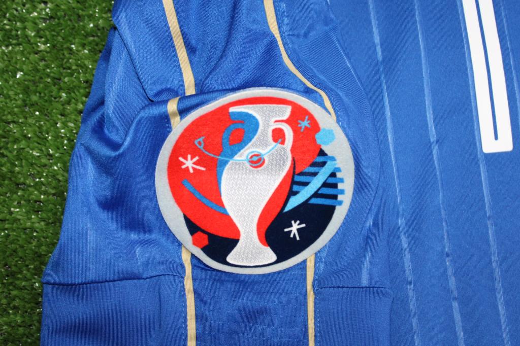 Maglia Italia Éder 17 Player Issued Home Europei Francia 2016