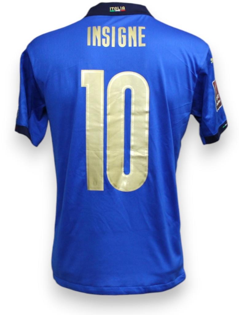Maglia Italia Lorenzo Insigne player issued Home 2021
