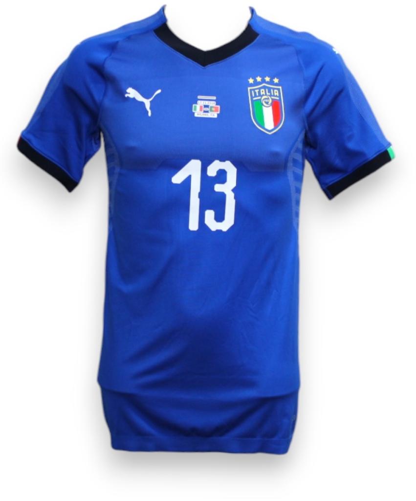 Maglia Italia Home 2018 Romagnoli 13 player issued