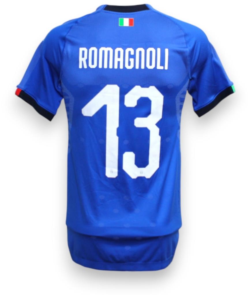 Maglia Italia Home 2018 Romagnoli 13 player issued