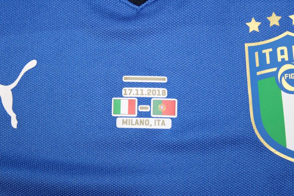 Maglia Italia Home 2018 Romagnoli 13 player issued