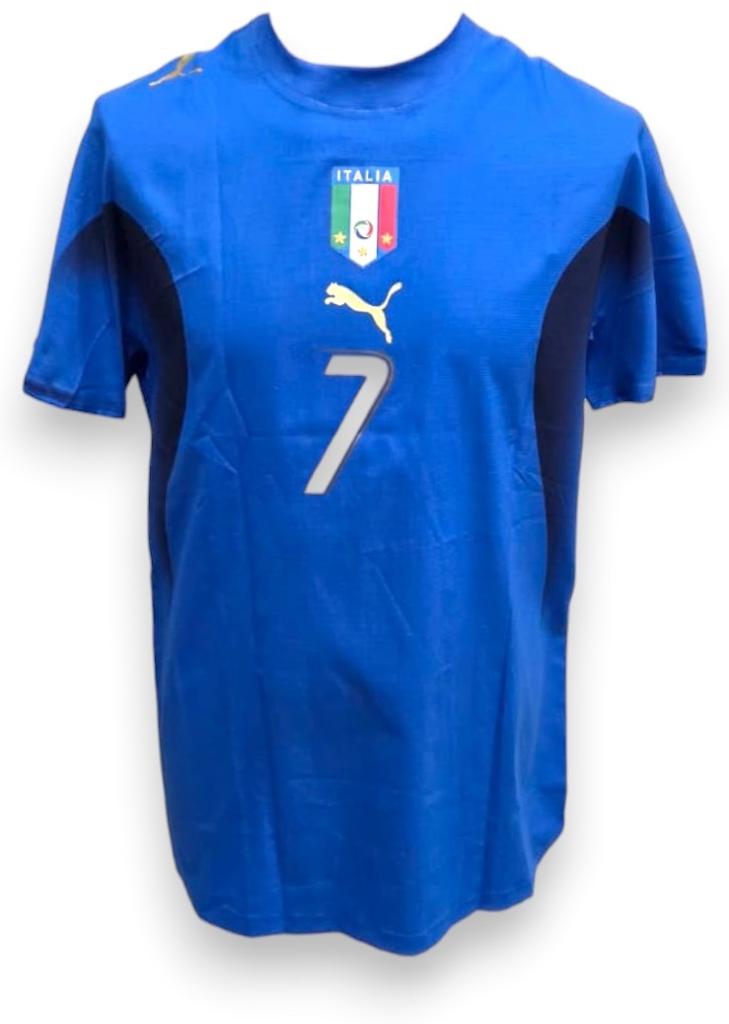 Maglia Italia Home Player Issued Del Piero 7 Mondiali 2006