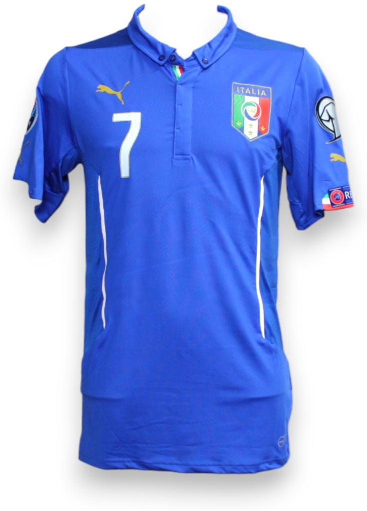 Maglia Italia Home Qualificazione Euro 2016 Zaza 7 versione store