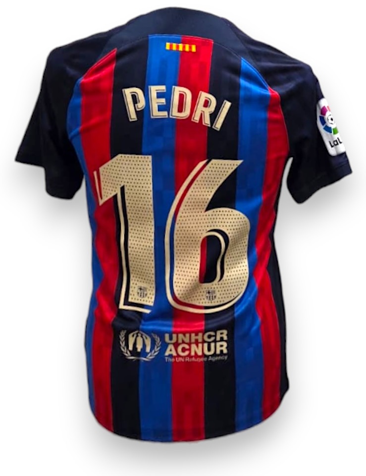 Maglia Barcellona Home 2022/23 Pedri 16 versione store