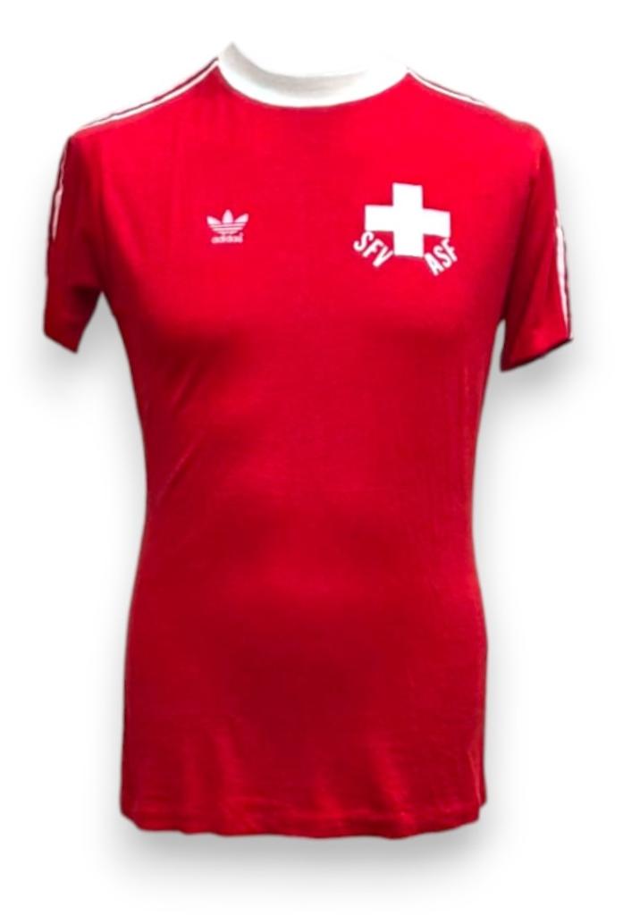 Maglia Svizzera Home 1982 n° 15 versione store