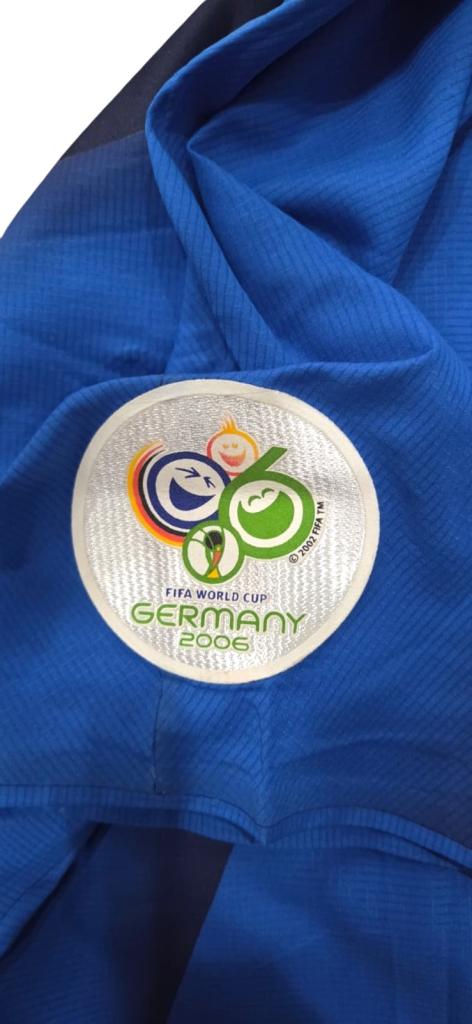 Maglia Italia Toni 9 Mondiali 2006 home Player Issued