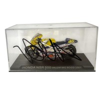Autografo di Valentino Rossi Modellino Moto Honda NSR500 2001