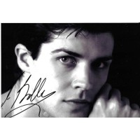 Fotografia autografata di Roberto Bolle in primo piano espressivo