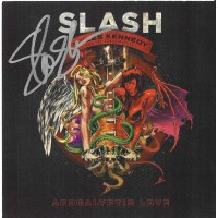 Copertina quotApocalyptic Lovequot autografata da Slash Saul Hudson