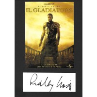 Autografo di Ridley Scott su locandina de Il Gladiatore 2000