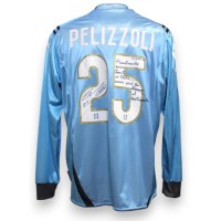 Maglia Cagliari Pelizzoli 201011 Away Player Issued Autografata
