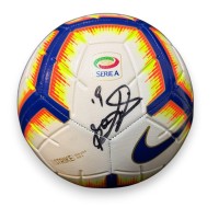 Pallone Nike Serie A 20182019 taglia 5 con autografo Leonardo Bonucci