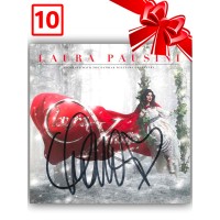 Autografo di Laura Pausini su copertina a colori CD Laura Xmas