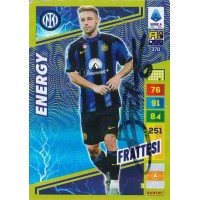 Autografo di Davide Frattesi su figurina Panini Adrenalyn 202324