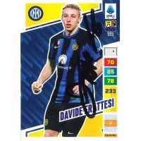 Autografo di Davide Frattesi su figurina Panini Adrenalyn 202324